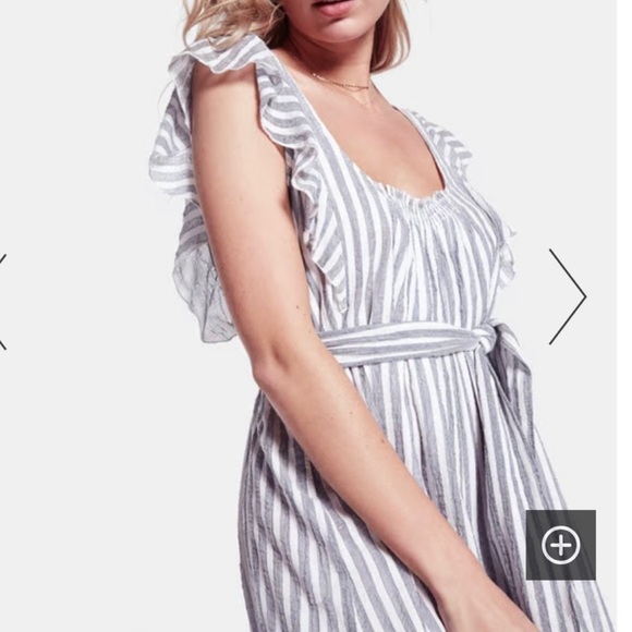 Apiece Apart Highland Jumpsuit Size 6 Women's Casual Striped One Piece - Picture 4 of 11